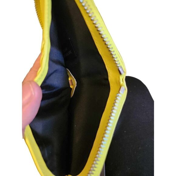 VGUC Telfar Leather Wallet - Highlighter Yellow - Picture 5 of 6